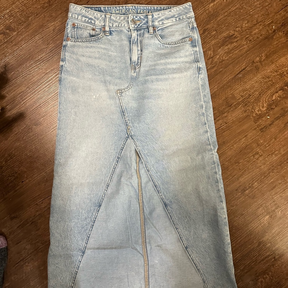 American Eagle Outfitters Blue Denim Skirt